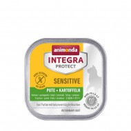 Корм влажный для кошек Integra Protect Sensitiv Turkey + Potatoes 100г с пищевой непереносимостью, индейка и картофель