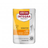 Корм влажный для кошек Integra Protect Sensitiv with Turkey 85г с пищевой непереносимостью, с индейкой пауч