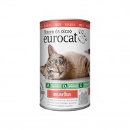 Влажный корм для кошек 415 г, EuroCat Beef, (филе говядины в желе)