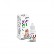 Лосьон PROVET SOFTVET для гигиены глаз кошек и собак, 15 мл