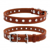 Ошейник CoLLaR безразмерный  20мм х 50см коричневый