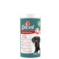 Витамины для щенков и взрослых собак 8in1 Excel Calcium для зубов и костей кальций 1700 шт