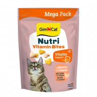 Витамины для кошек GimCat NUTRI MULTI-VITAMIN BITES HUHN мультивитамин, 425г