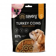 Лакомство для собак Savory Puppy Coins With Turkey, индейка 100г
