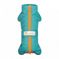 Комбинезон для собак Pet Fashion Rain, бирюзовый M