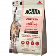 Сухой корм ACANA Indoor Entree Cat 340 г, для домашних котов, с курицей и селедкой