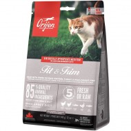 Сухой корм ORIJEN Fit & Trim Cat 340 г, для кошек всех пород для поддержания здорового веса, с курицей