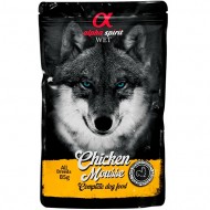 Влажный корм ALPHA SPIRIT Chicken Mousse 85г, для собак старше 1 года с курицей
