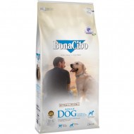 Сухой корм BONACIBO Adult Dog Chicken&Rice with Anchovy 15кг, для взрослых собак всех пород, с курицей и рисом