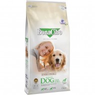 Сухой корм BONACIBO Adult Dog Lamb&Rice 15кг, для взрослых собак всех пород, с курицей и рисом
