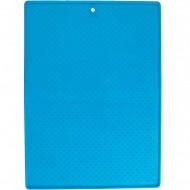 Коврик антискользящий DEXAS Pet Bowl Grippmat SM, под миски для животных, голубой