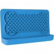 Коврик для слизывания лакомств DEXAS Snack & Distract Horizontal , для собак, голубой