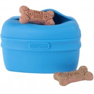 Контейнер для ласощів DEXAS Pooch Pouch із кліпсою на пояс, для собак, блакитний