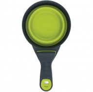 Мірна склянка DEXAS Collapsible KlipScoop з кліпсою 480мл, для корму, зелена