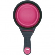 Мірна склянка DEXAS Collapsible KlipScoop з кліпсою 480мл, для корму, рожева