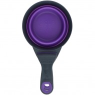 Мірна склянка DEXAS Collapsible KlipScoop з кліпсою 480мл, для корму, фіолетовий