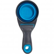 Мірна склянка DEXAS Collapsible KlipScoop з кліпсою 120мл, для корму, блакитний