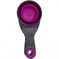 Мерный стакан DEXAS Collapsible KlipScoop с клипсой 120мл, для корма, пурпурный