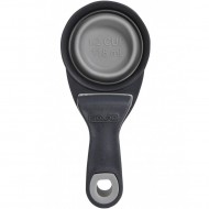 Мірна склянка DEXAS Collapsible KlipScoop з кліпсою 120мл, для корму, світло-сірий