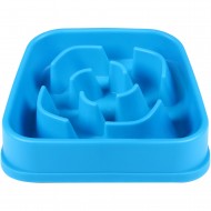Миска DEXAS Slow Maze Feeder Silicone 6 cup 1.44л, для повільного годування, блакитна