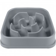 Миска DEXAS Slow Maze Feeder Silicone 6 cup 1.44л, для повільного годування, світло-сіра