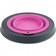 Миска одинарна DEXAS Single Elevated Feeder Large на складній підставці 960мл, для собак, пурпурна