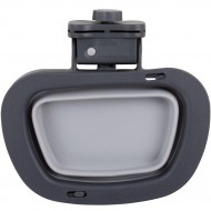Миска складана DEXAS Collapsible Kennel Bowl-Large з кріпленням на клітину 600мл, світло-сіра