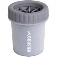 Лапомойка DEXAS MudBuster Small с крышкой, для собак, серая
