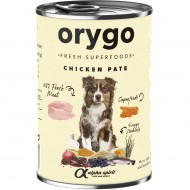 Влажный корм ORYGO Wet Chicken Pate 400гр, для взрослых собак всех пород, с курицей и морковкой