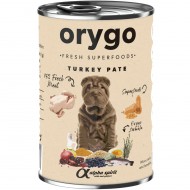 Влажный корм ORYGO Wet Turkey Pate 400гр, для взрослых собак всех пород, с индейкой и тыквой