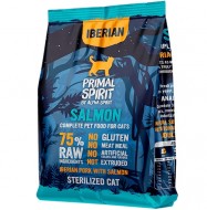 Сухой корм PRIMAL SPIRIT Iberian Pork With Salmon Cat 1кг, для взрослых стерилизованных котов, с иберийской свининой и лососем