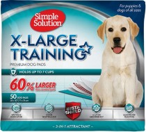 Вологопоглинаючі гігієнічні пелюшки Simple Solution Extra Large Training Premium Dog Pads 50шт, для собак