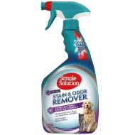 Универсальное средство SIMPLE SOLUTION Floral Fresh Scented Stain&Odor Remover 945мл, для удаления запахов и пятен от животных