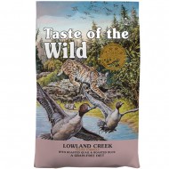 Сухой корм TASTE OF THE WILD Lowland Creek Feline Formula 2кг, для кошек всех пород и стадий жизни, с перепелом и уткой