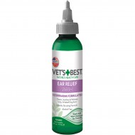 Жидкое средство VET`S BEST Ear Relief Wash 473мл, для очищения ушей у собак