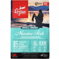 Сухой корм ORIJEN Small Breed Marine Fish 1,8 кг, для собак мелких пород, с лососем, сельдью и камбалой