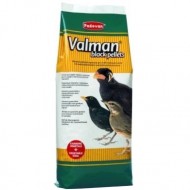 Полнорационный корм PADOVAN Valman Black Pellets 1кг, для насекомоядных птиц, майнов и других птиц