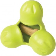 Игрушка WEST PAW Tux Treat Toy, для собак 10 см, зеленый