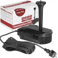 Фонтан-фільтр для ставка Kruger Meier FountainPure 2000 - 3 в 1: насос, фільтр, фонтан (1500 л/год)