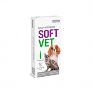 Капли Provet SOFTVET для кошек и собак мелких пород репеллентные 4 пипетки по 0,5 мл