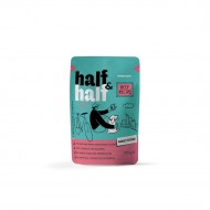 Вологий корм для дорослих собак Half&Half, Beef in Gravy for Adult Dogs, шматочки яловичини у соусі, 100 г
