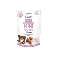 Лакомство для собак малых пород Brit Care Mini Treats Mood 50 г, против стресса, с ягненком, вкус ванили