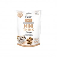 Лакомство для собак малых пород Brit Care Mini Treats Think 50 г, для поддержания умственных способностей, с индейкой
