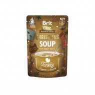 Влажный корм для кошек Brit Care Christmas Turkey Soup 75 г, рождественский суп с индейкой