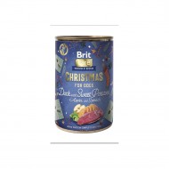 Влажный корм для собак Brit Mono Protein Christmas Duck 400г, рождественский ужин утка