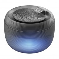 Фонтан-поїлка для котів та собак Collar WAUDOG з підсвічуванням 2,5 л, чорний