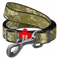 Поводок для собак регулируемый WAUDOG Nylon M 20мм/152-183см, Милитари