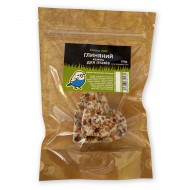 Глиняный камень Zelena Zoo для попугаев с овощами и цветами 100 грамм