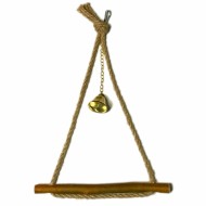 Игрушка-качалка Zelena Zoo треугольная колокольчик для птиц