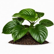 Анубиас бартера широколистный (Anubias barteri broad leaf)